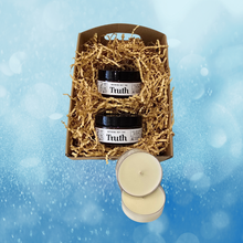 Load image into Gallery viewer, 100gm Face + Body Scrub | Face + Body Cream | 2 large Tealight Candles