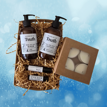 Load image into Gallery viewer, Perfume | Lipbalm | Face Wash | Lotion | 4 Large Tealight Pack