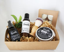 Load image into Gallery viewer, Mens Lotion Shaving Pack + 4 Large Tea Light Candles