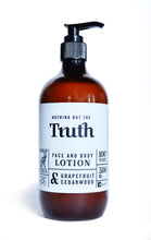 Load image into Gallery viewer, Face &amp; Body Lotion 500ml Grapefruit &amp; Cedarwood - Truth Cosmetics
