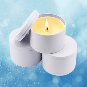 6oz Soy Candle in White Tin Special $5 with Purchase of $99 + Use Code WHITECANDLE at Check Out