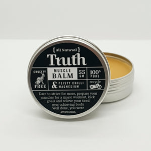 Muscle Balm | Feisty Chilli & Magnesium | 55gm - Truth Cosmetics