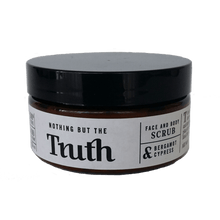 Load image into Gallery viewer, Face &amp; Body Scrub | Bergamot &amp; Cypress | Normal to Dry &amp; Sensitive Skin | 240gm - Truth Cosmetics
