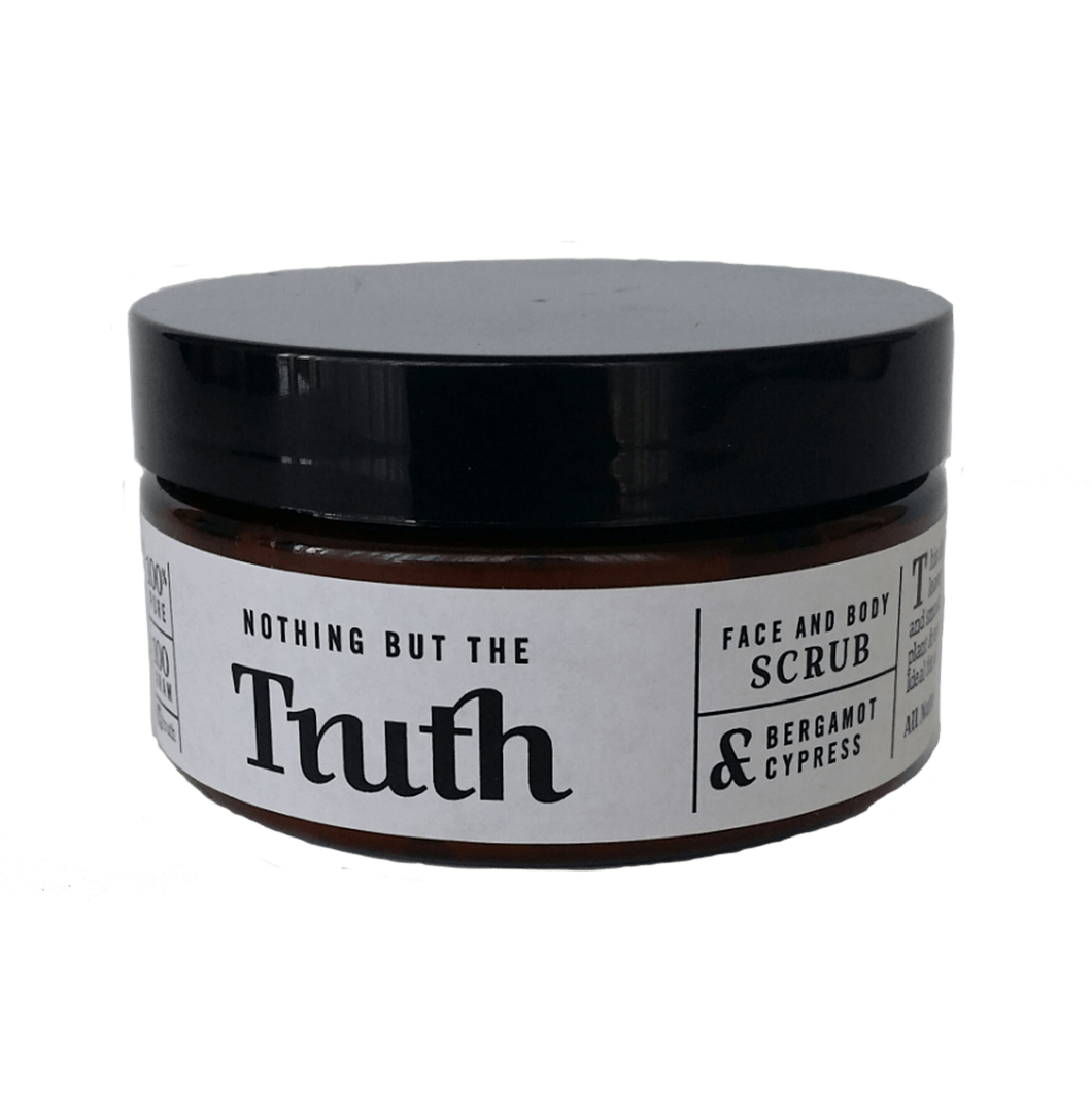 Face & Body Scrub | Bergamot & Cypress | Normal to Dry & Sensitive Skin | 240gm - Truth Cosmetics