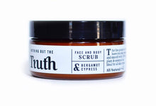 Load image into Gallery viewer, Face &amp; Body Scrub | Bergamot &amp; Cypress | Normal to Dry &amp; Sensitive Skin | 100gm - Truth Cosmetics
