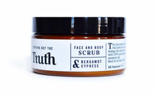 Load image into Gallery viewer, Face &amp; Body Scrub | Bergamot &amp; Cypress | Normal to Dry &amp; Sensitive Skin | 240gm - Truth Cosmetics
