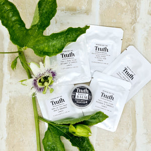 Try Our Premium Organic, Age Defence and Grooming Sample Kit, FREE. - Truth Cosmetics